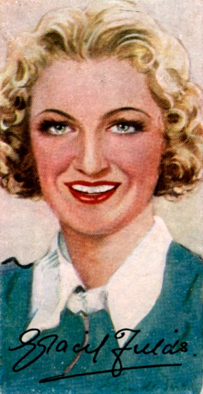 Dame Gracie Fields, englische Sängerin und Komikerin von Unbekannt