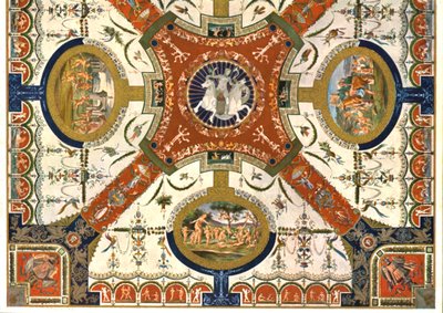 Dekoration in der Villa Madama, Rom, Italien, 1928 von Unbekannt