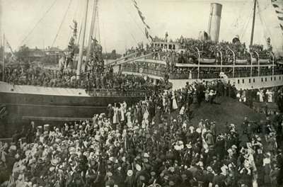 Abreise des viktorianischen B.C. Kontingents, ca. 1914, 1919 von Unbekannt
