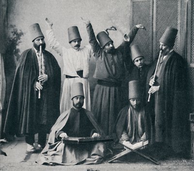 Ägyptische tanzende Derwische, 1912 von Unbekannt