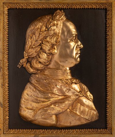 Kaiser Peter I der Große Basrelief von Unbekannt