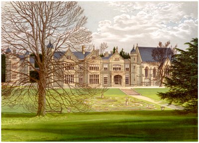 Exton House, Rutland, Heim des Earl of Gainsborough, um 1880 von Unbekannt