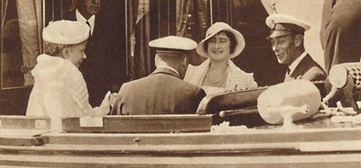 Familienwitz - Verlassen der königlichen Yacht Albert und Victoria in Cowes, ca. 1935-1937 von Unbekannt