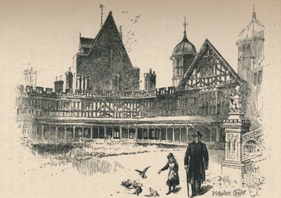 Fessel-Schloss oder Hufeisen, Kreuzgang, 1895 von Unbekannt