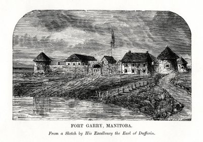 Fort Garry, Manitoba, Kanada, späte 19. Jahrhundert von Unbekannt