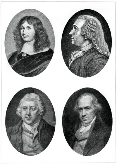 Vier industrielle Reformer: Colbert, Turgot, Arkwright und Watt, 1903 von Unbekannt
