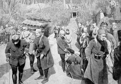 Französische Kolonialsoldaten in der Picardie, Frankreich, Erster Weltkrieg, 1915 von Unbekannt