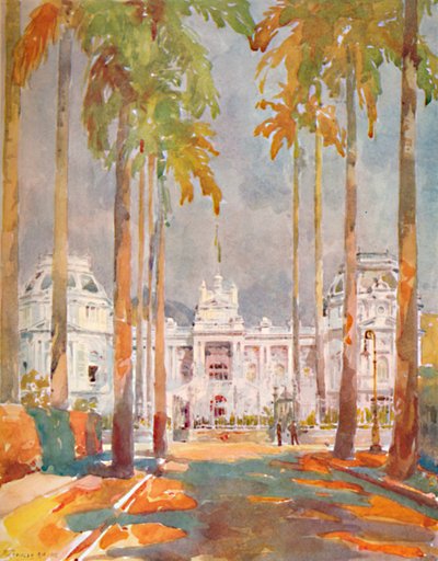 Guanabara-Palast - Residenz von Präsident Marschall Hermes da Fonseca von Unbekannt
