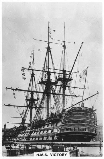 HMS Victory, Portsmouth, Hampshire, 1936 von Unbekannt
