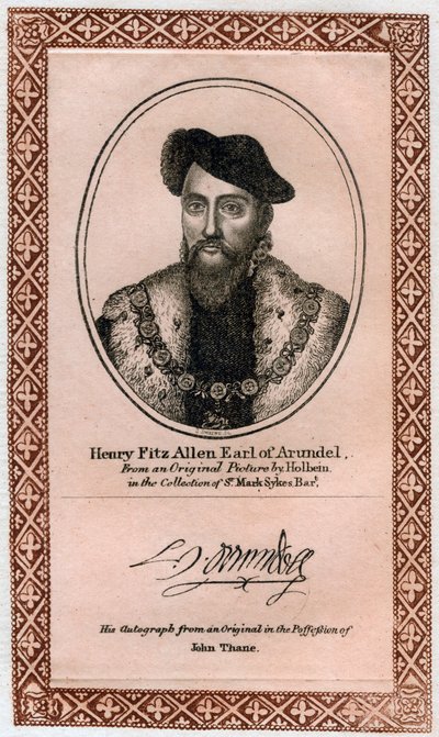 Henry Fitzalan, 19. Earl of Arundel von Unbekannt
