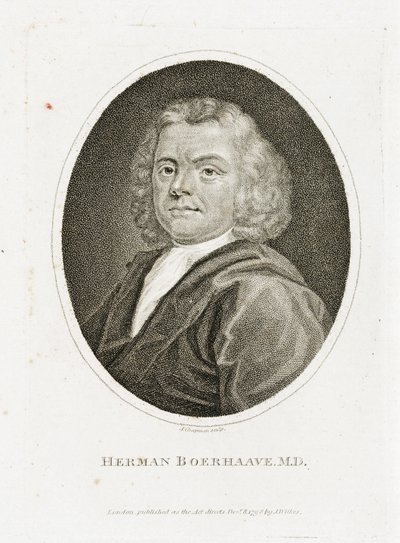 Herman Boerhaave, niederländischer Arzt, Chemiker und Botaniker, frühes 18. Jahrhundert von Unbekannt
