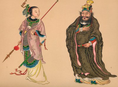 Helden und Heldinnen der chinesischen Geschichte, ca. 1903 von Unbekannt