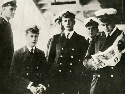 Seine Majestät unter seinen Kameraden, ca. 1910er, 1937 von Unbekannt