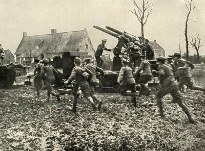 Feindliches Flugzeug gesichtet, 1919 von Unbekannt