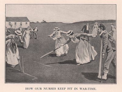 Wie unsere Krankenschwestern im Krieg fit bleiben, 1901-1912 von Unbekannt
