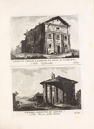 Illustration aus dem Buch Vedute antiche e moderne le più interessanti della città di Roma von unbekanntem Autor, veröffentlicht von Presso Venanzio Monaldini, Stefano Piale in Piazza di Spagna (Italien, ca. 1820) von Unbekannt