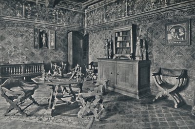 Innenansicht, Palazzo Davanzati, 1928 von Unbekannt