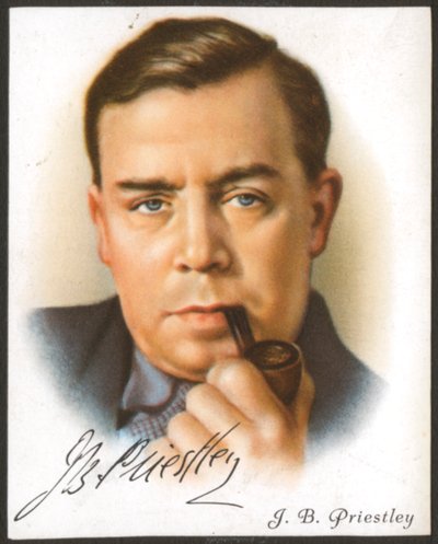 JB Priestley, britischer Romanautor, Dramatiker, Essayist und Rundfunksprecher, um 1927 von Unbekannt