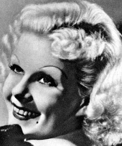 Jean Harlow, amerikanische Schauspielerin, 1934-1935 von Unbekannt