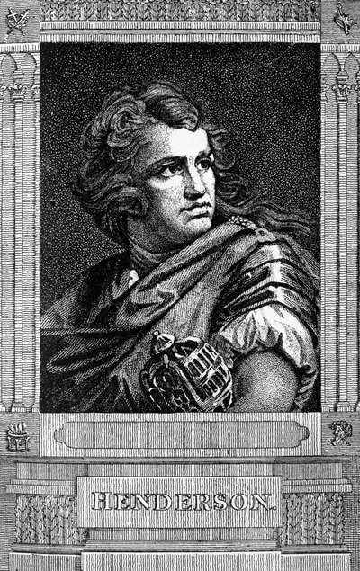 John Henderson, britischer Schauspieler des 18. Jahrhunderts, 1886 von Unbekannt