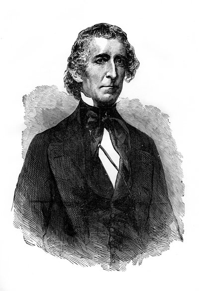 John Tyler, zehnter Präsident der Vereinigten Staaten (1872) von Unbekannt