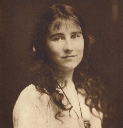 Lady Elizabeth Bowes-Lyon als junges Mädchen, ca. 1917, 1937 von Unbekannt
