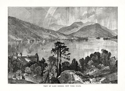 Lake George, Bundesstaat New York, USA, 1877 von Unbekannt