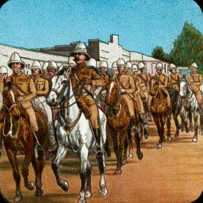 Lord Roberts betritt Pretoria, Burenkrieg, Südafrika, 1900 von Unbekannt