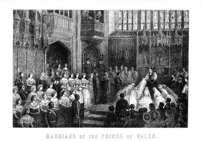 Hochzeit des Prinzen von Wales, St. Georgs-Kapelle, Windsor am 10. März 1863, 1899 von Unbekannt