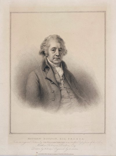 Matthew Boulton, englischer Ingenieur und Industrieller, ca. 1801 von Unbekannt