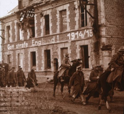 Möge Gott England bestrafen, Bucy-le-Long, Nordfrankreich, um 1914-1918 von Unbekannt