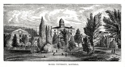 McGill University, Montreal, Kanada, 19. Jahrhundert von Unbekannt