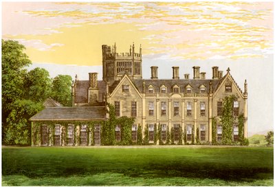 Melbury House, Dorset, Heim des Earl of Ilchester, um 1880 von Unbekannt