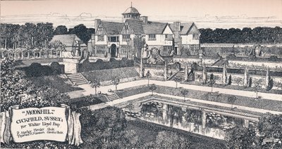 Moonhill, Cuckfield, Sussex, ca. 1902 von Unbekannt