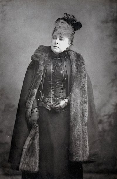 Mrs. Bancroft geb. Marie Wilton 1840-1921, englische Schauspielerin, ca. 1890 von Unbekannt