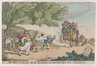 Mrs. Bundle in Rage oder zu spät für die Bühne, [1. Juli 1809], Kopie nach von Unbekannt