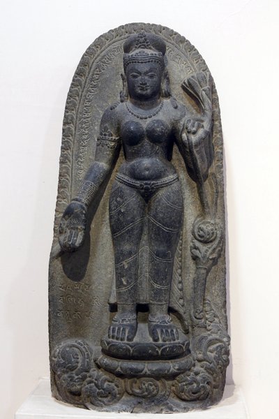 Nationalmuseum von Indien, Delhi. Tara. Pala, 8. Jahrhundert n. Chr., Bihar. Stein. Indien von Unbekannt