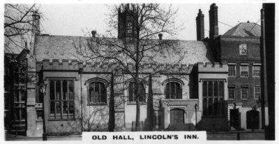 Old Hall, Lincolns Inn, London, ca. 1920er Jahre von Unbekannt
