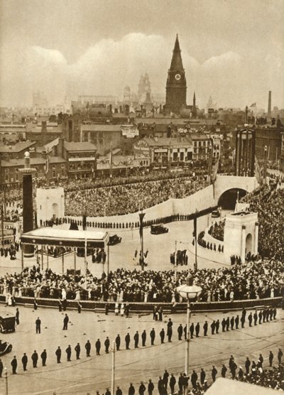 Eröffnung des Mersey-Tunnels, Liverpool, 18. Juli 1934, 1935 von Unbekannt