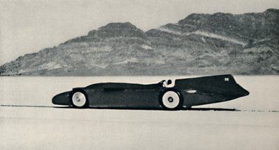 Über 300 Meilen pro Stunde auf den Salzebenen, Bonneville, Utah, 1937 von Unbekannt