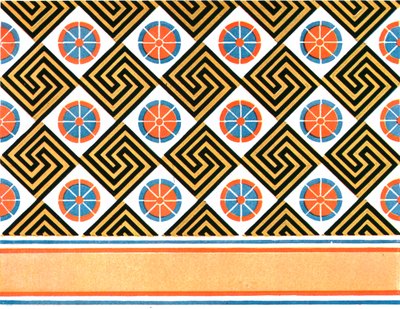 Bemalte Decke im Grab von Enene in Theben, Ägypten, 1928 von Unbekannt