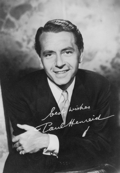 Paul Henreid 1908-1992, in Österreich geborener amerikanischer Schauspieler und Regisseur, um 1940er Jahre von Unbekannt