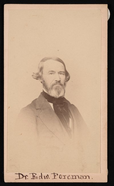 Porträt von Dr. Edward R. Foreman von Unbekannt