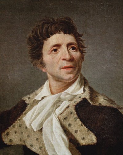 Porträt von Jean-Paul Marat 1743-1793. Nach Joseph Boze, um 1800 von Unbekannt