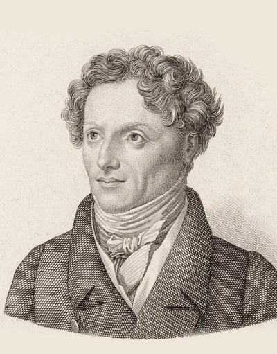 Porträt des Komponisten Francesco Morlacchi 1784-1841 von Unbekannt