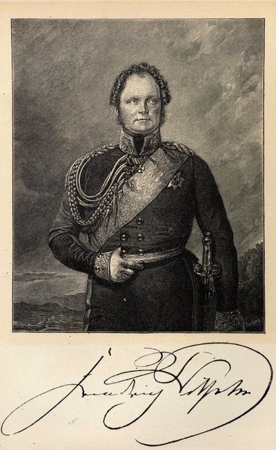Porträt von König Friedrich Wilhelm IV. von Preußen 1795-1861 von Unbekannt
