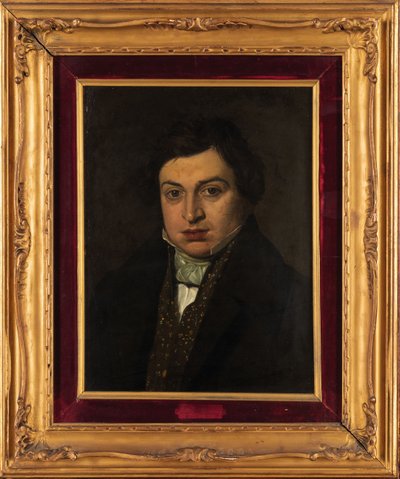 Porträt des Komponisten Gioachino Antonio Rossini 1792-1868 von Unbekannt