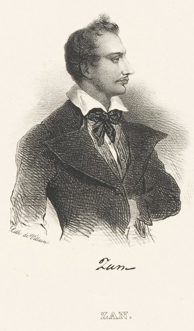 Porträt des Dichters Tomasz Zan 1796-1855, nach 1824 von Unbekannt