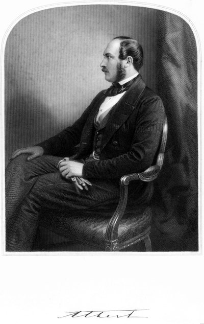 Prinz Albert, Gemahl von Königin Victoria, um 1850-1859 von Unbekannt