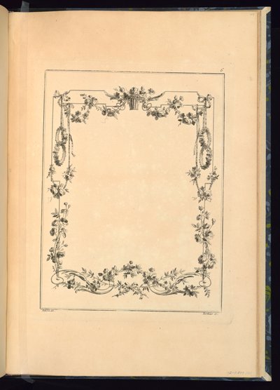Druck, Pl. 6 des 18e cahier de cartels et trophées de l